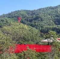 深圳虹橋公園 紅色廊橋
