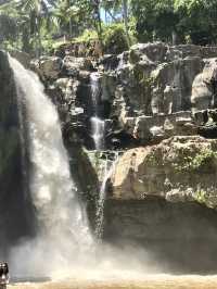 Swim at the Base of the Waterfall in Bali