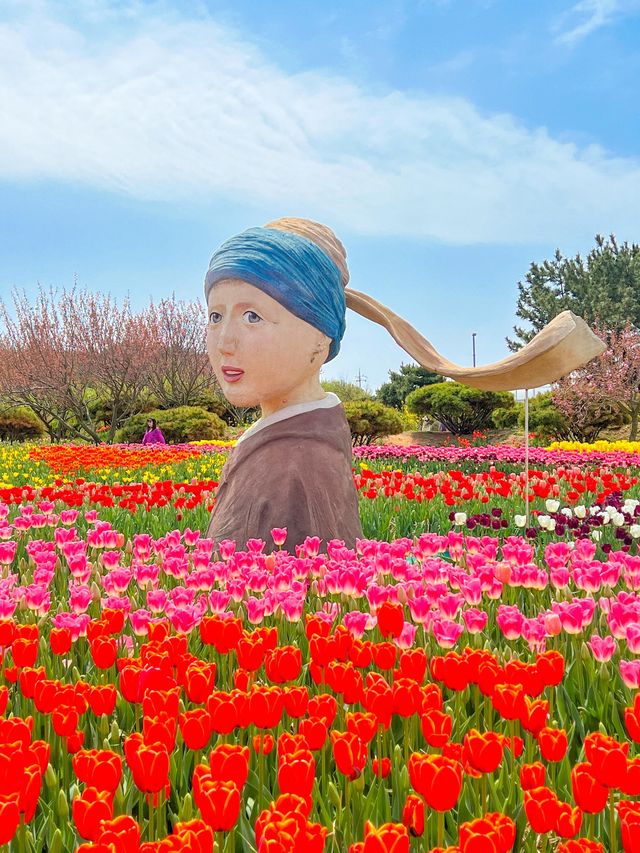 다양한 꽃들을 마음껏 구경가능🌷