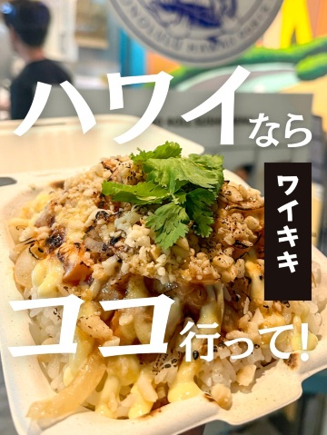 ️ 【ハワイ】炙りサーモン丼が最高！ワイキキで人気の最強プレート