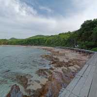 สะพานไม้ หาดแสม