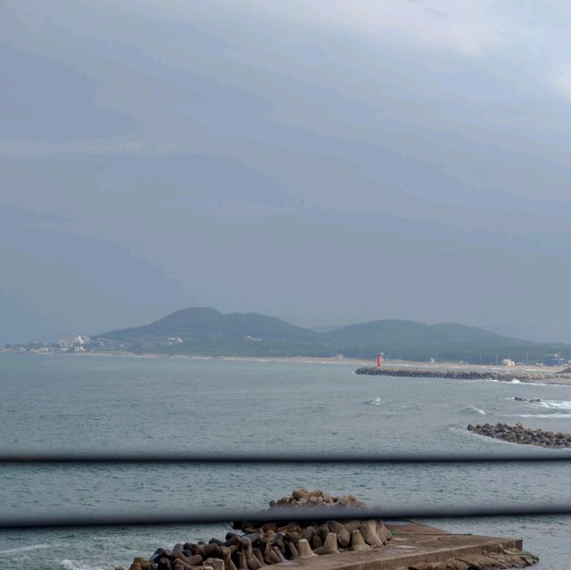 히노끼탕에서 동해바다를 바라보며! 영덕 연화문