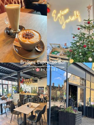 英國貝德福德簡約舒適咖啡店-Bridges Espresso Bar