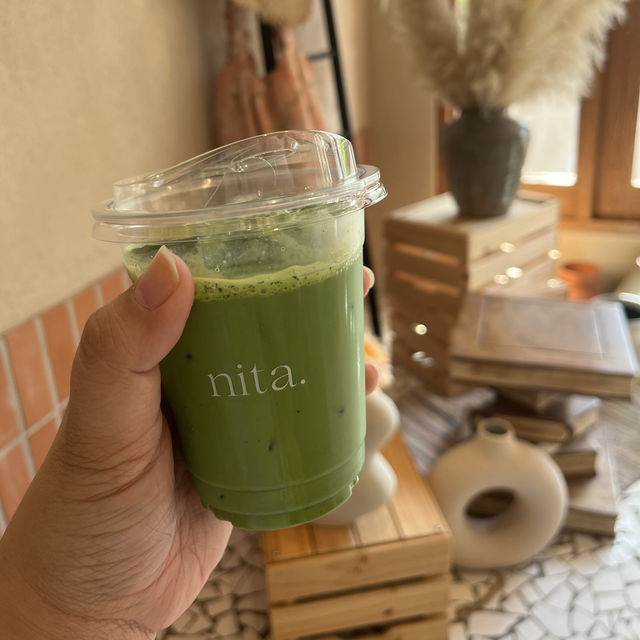 Sippin’ Matcha at nita café