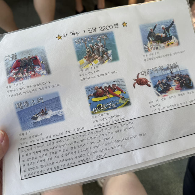 오키나와 케라마제도 스노클링 투어 바다거북