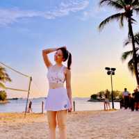 Sunset Serenity at Siloso Beach