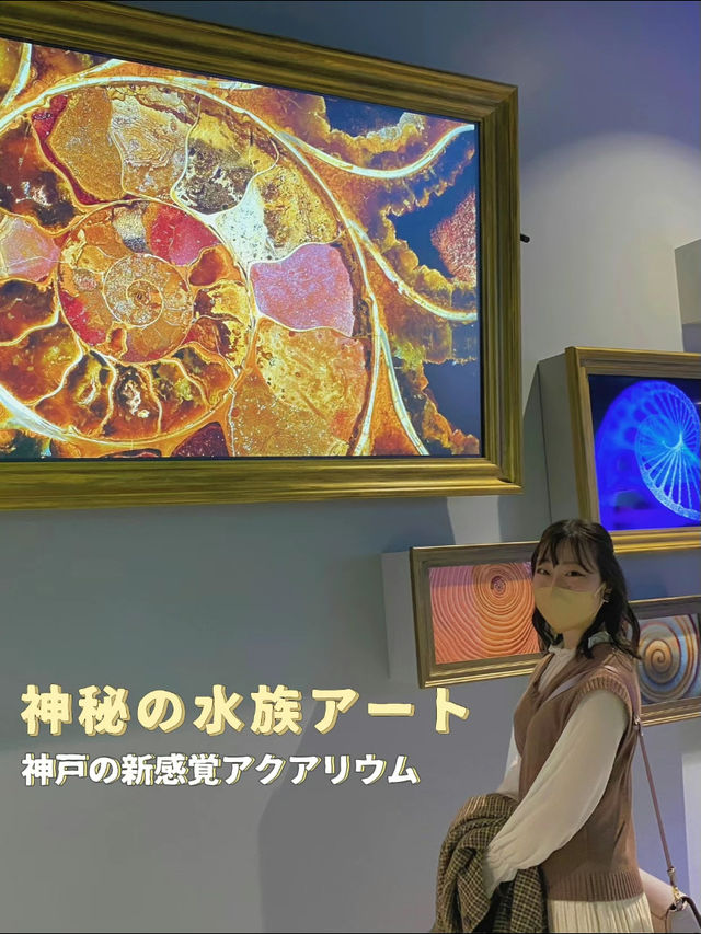 神秘の水族アート🎨！神戸の新感覚アクアリウムで遊んじゃおう〜