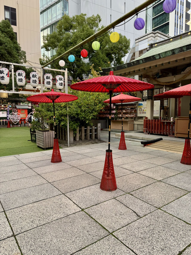 曽根崎心中の舞台、お初天神を参拝。