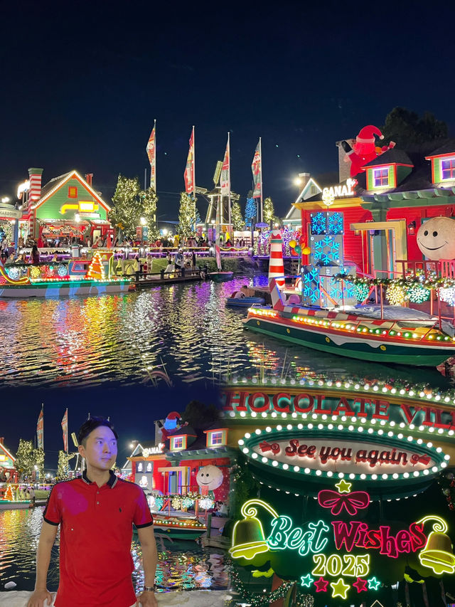 🍫🎅✨「曼谷聖誕夜狂歡：探訪巧克力村的聖誕奇幻世界」🎄🎉🚢🎇🔥