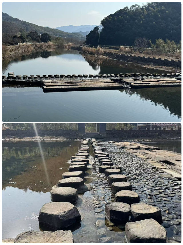 🌋🌿🚶‍♂️《大自然的魅力：浙江嵊州玄武岩之旅》 🏞️🎶