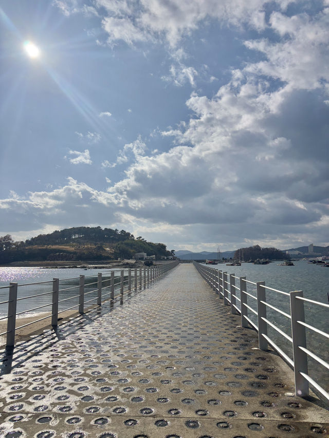 여수바다를 바라보며 둘레길을 걸을 수 있는 장도💙