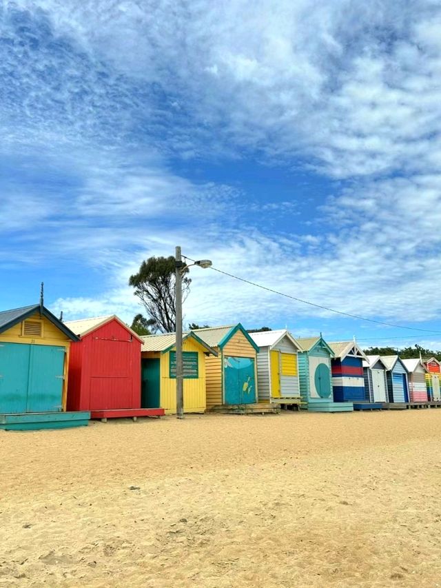 The Brighton Bathing Boxes in Melbourne