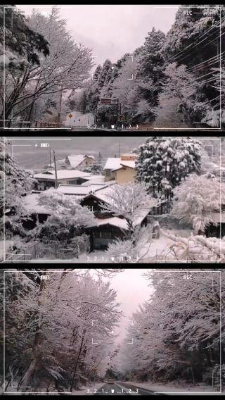A random street view travelling alongside Fuji City...