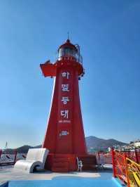 무지개빛깔 낭만적인 여수 하멜등대