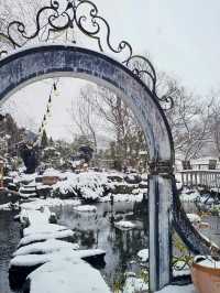 눈의 나라가 아니라 경남 월성계곡입니다❄️