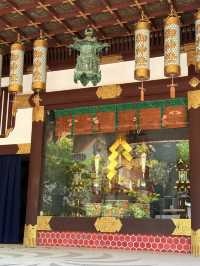 大阪｜驅除疫病牛頭天王 難波八坂神社12米高獅子殿