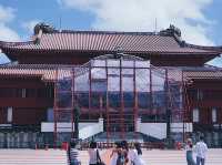 ปราสาทชูริ สีแดง okinawa