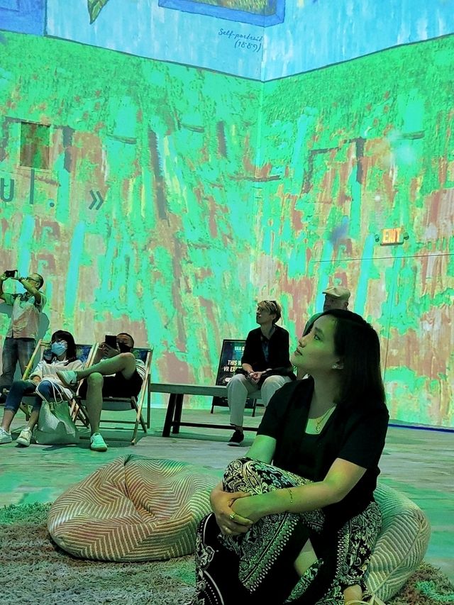 Immersed in Van Gogh at Sentosa