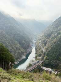 Scenic Adventure in Ōboke & Koboke Gorge 🚤⛰️