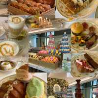 【フランス】 LADUREE シャンゼリゼ通り店 ブランチビュッフェ