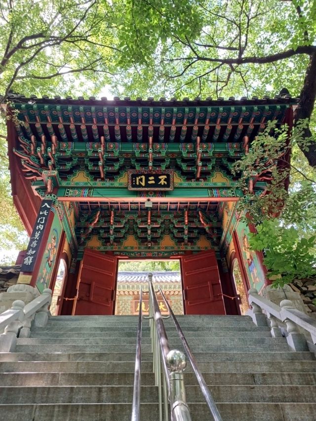 시원한 풍경의 선암사