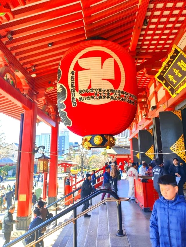 Cultural and Inspirational temple Senso-ji in Asakusa, Tokyo