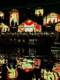 ร่องเรือชมวิวยามค่ำคืนที่เฉิงตู