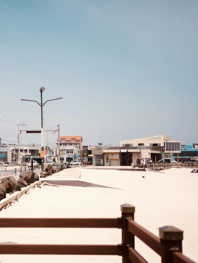 Jeju's Trendiest Beach with Iconic Views and Cafes