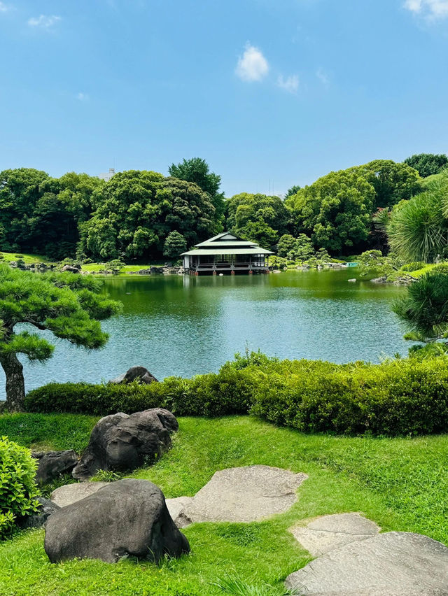 【清澄庭院｜東京深巷裡的幽靜庭園】