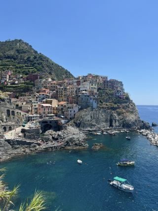 The Harmony of a Colorful Village and Emerald Sea: A Journey to Manarola