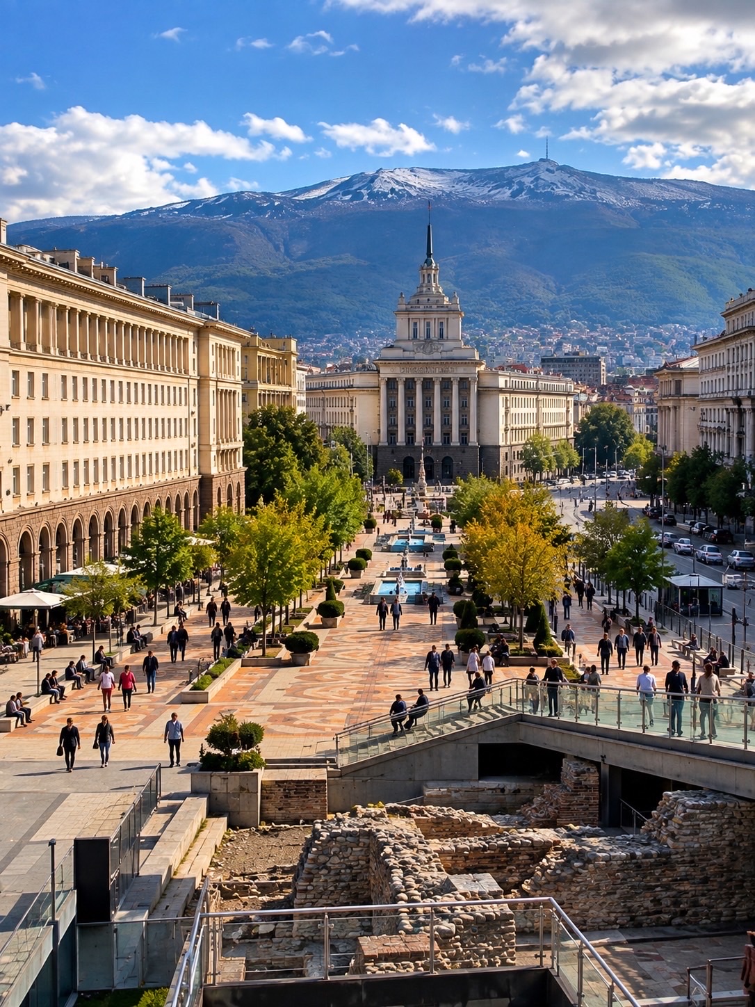 🇧🇬 Sofia, the laid-back capital of Bulgaria.