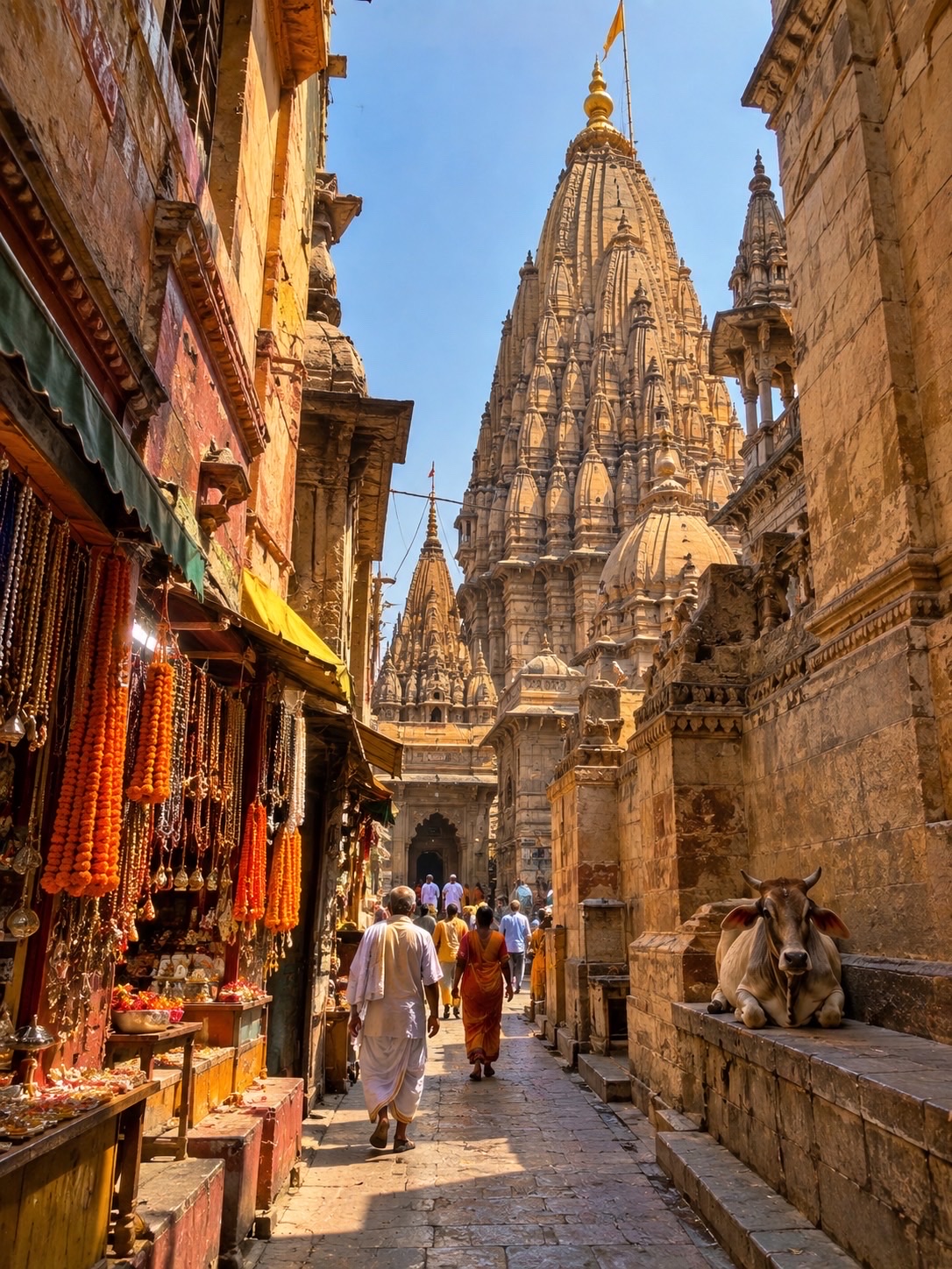 Varanasi: An ancient city along the Ganges brimming with charm and devotion.