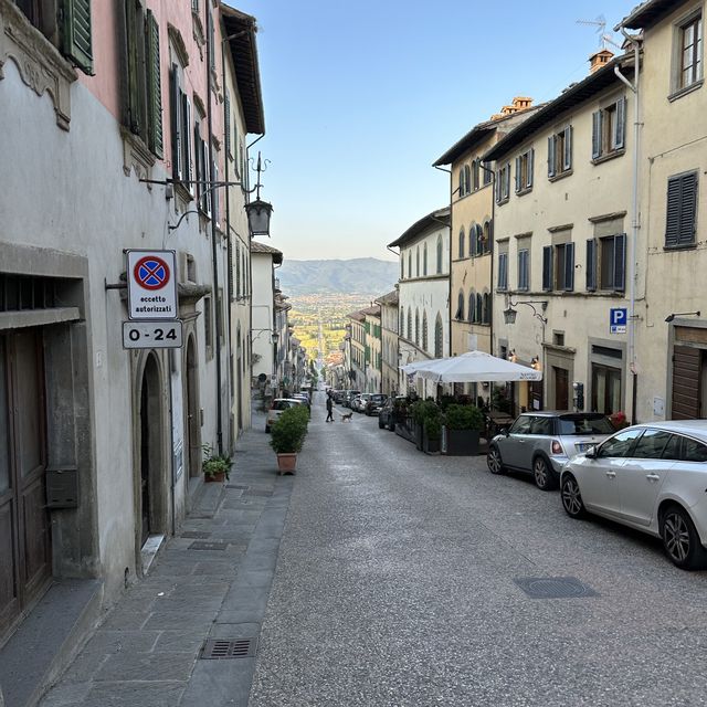 Fantastic scenery view of Anghiari 