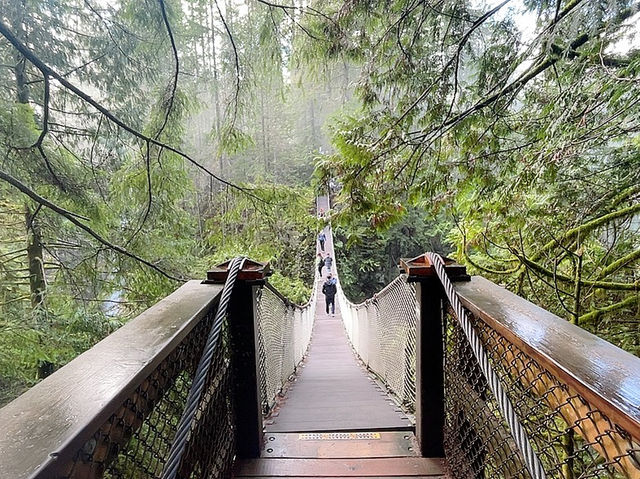 트와일라잇촬영지로 알려진 Vancouver에 위치한 Lynn Canyon park