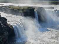 The majestic Goðafoss Waterfall Iceland 🇮🇸