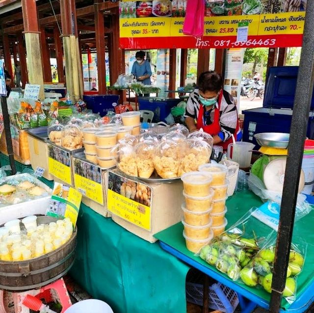《泰國大林江水上巿場》🧋在水上的美食巿場🥘