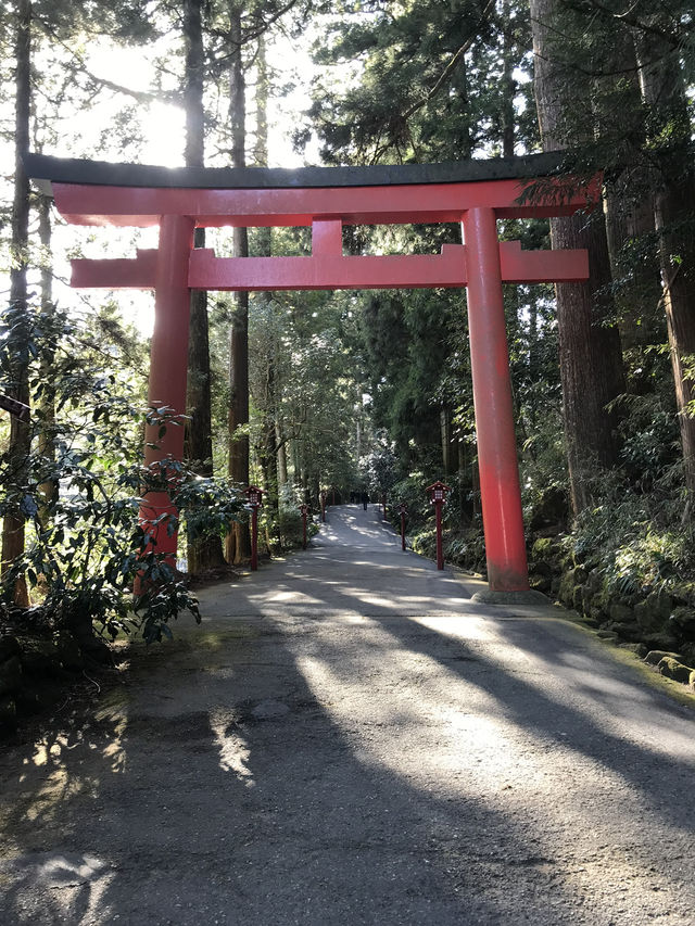The Great Peace Gate on Lake Hakone