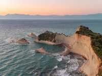 Corfu's Dramatic Limestone Formations: Cape Drastis