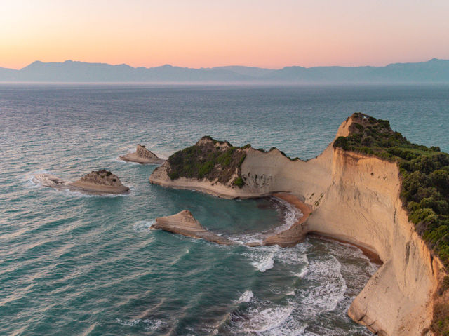 Corfu's Dramatic Limestone Formations: Cape Drastis