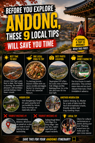 Before You Explore Andong, These 9 Local Tips Will Save You Time
