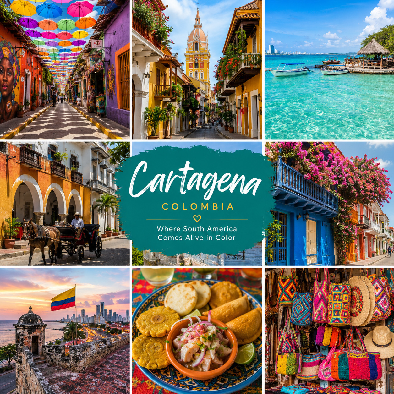 🇨🇴 Cartagena: Where South America Comes Alive in Color