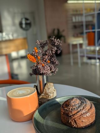 The Martianin Café on the embankment, Kaliningrad