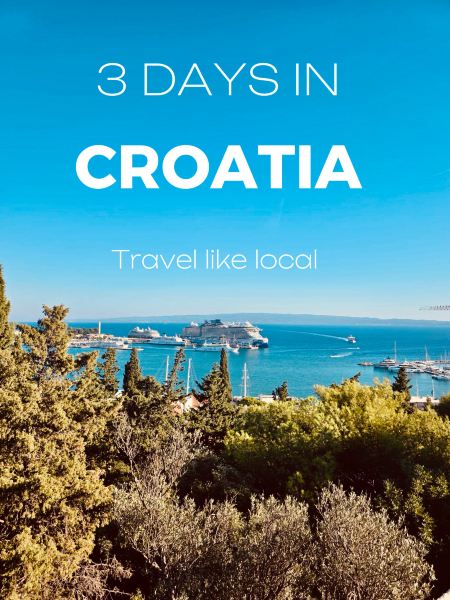 🇭🇷 クロアチア3日間：スプリト、海の景色、そして中世の街並み🌊