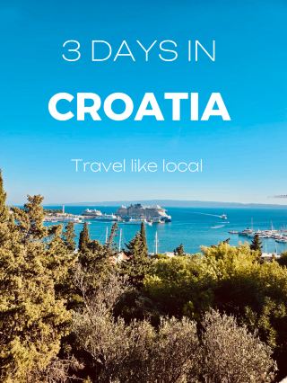 🇭🇷 Croatia in 3 Days: Split, Sea Views & a Medieval Town 🌊