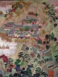 山西玄中寺 連達畫過的石壁