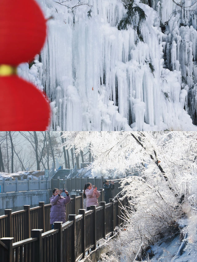 冬天下雪的雲蒙景區，堪稱浪漫旅行天花板