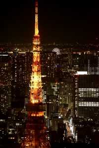 日本東京鐵塔｜夜幕下的浪漫之地