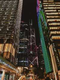 坐中环摩天轮，赏维港夜景