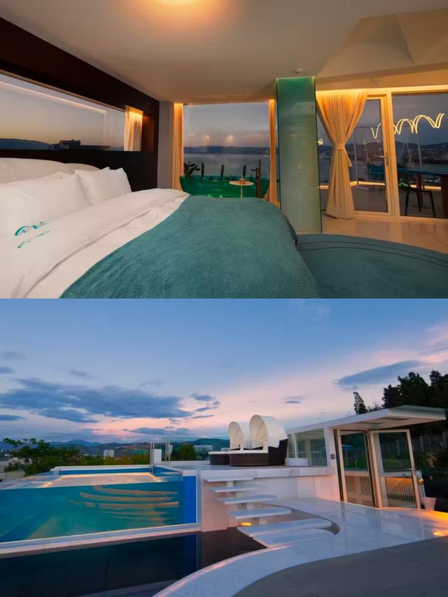 適合一家三口入住的全海景酒店。