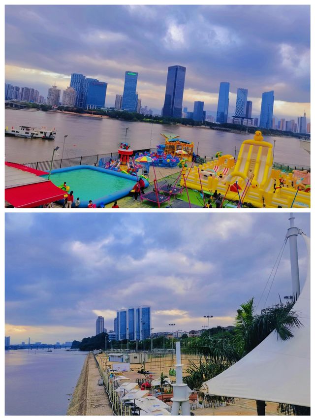 閩江公園休閒的好地方啊走一走開心